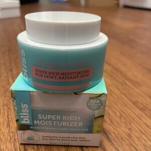 Bliss Ex-Glow-sion super richmoisturizer for dewy, radiant skin 1.7 oz new